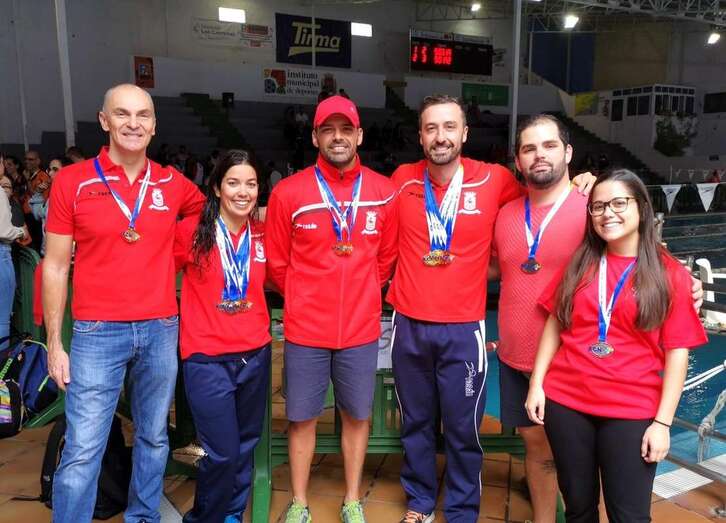 El equipo triunfador del Faynagua-Ciudad de Telde (Foto TA)